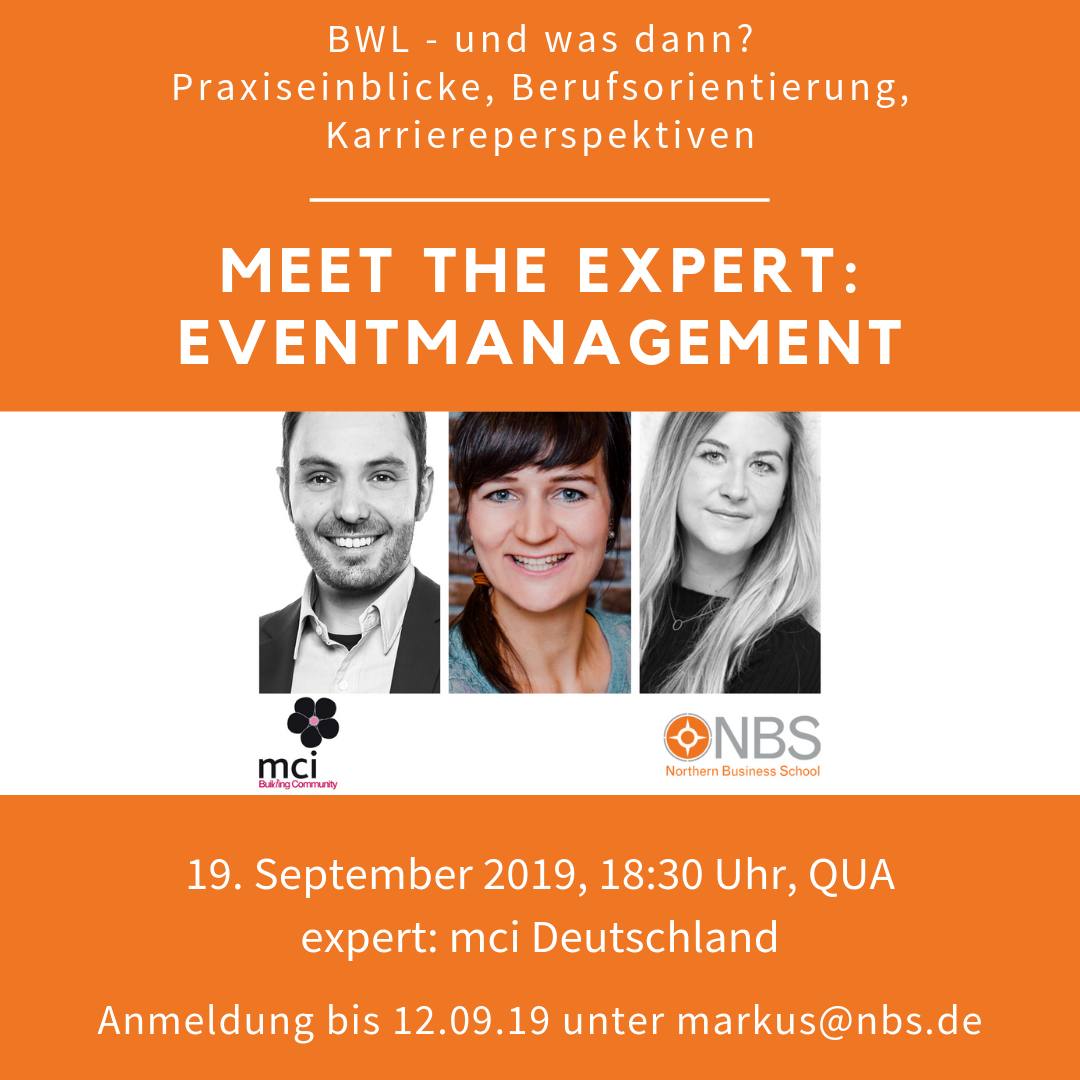 NBS Northern Business School | Meet The Expert: Berufsorientierung ...